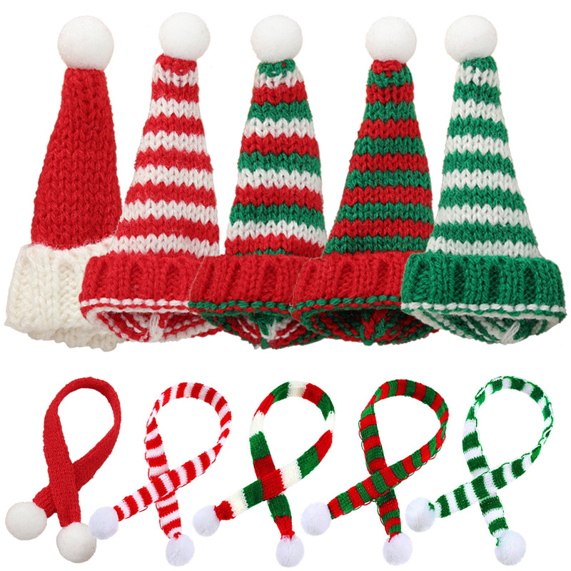 Santa Hat Plush - Güzel Bebek Eşarp Şapka Mini Noel