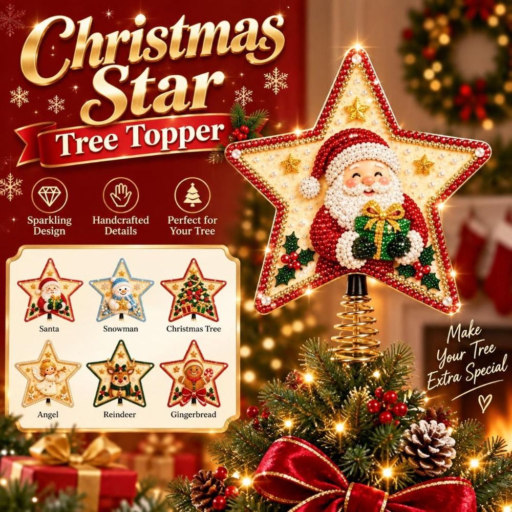 Yıldız Şeklinde Noel Yıldızı,  - Star Tree Topper incelemesi ve fiyatı
