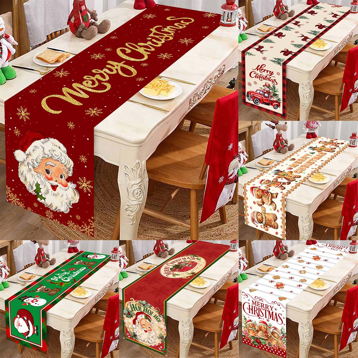 Noel Noel Baba Polyester Masa  - Christmas Table Runner incelemesi ve fiyatı