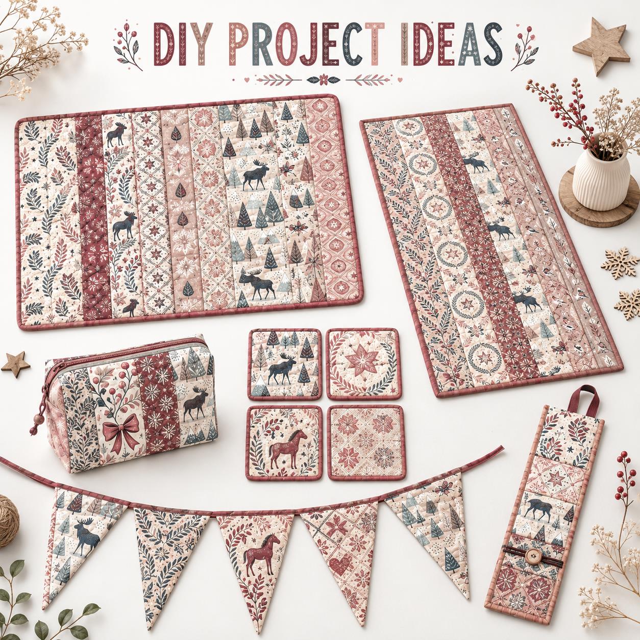 10 adet Noel Kar Kuşu Desenli  - Christmas Table Runner incelemesi ve fiyatı
