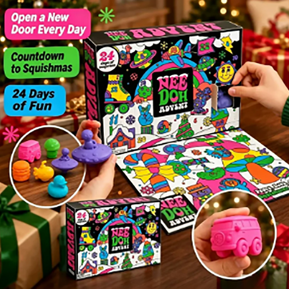 24 Adet Nee-Doh Squish Fidget  - Advent Calendar Gift incelemesi ve fiyatı