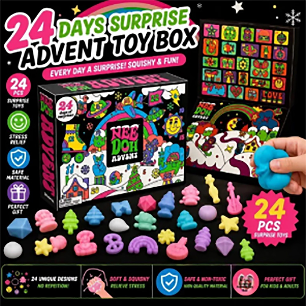 24 Adet Nee-Doh Squish Fidget  - Advent Calendar Gift incelemesi ve fiyatı