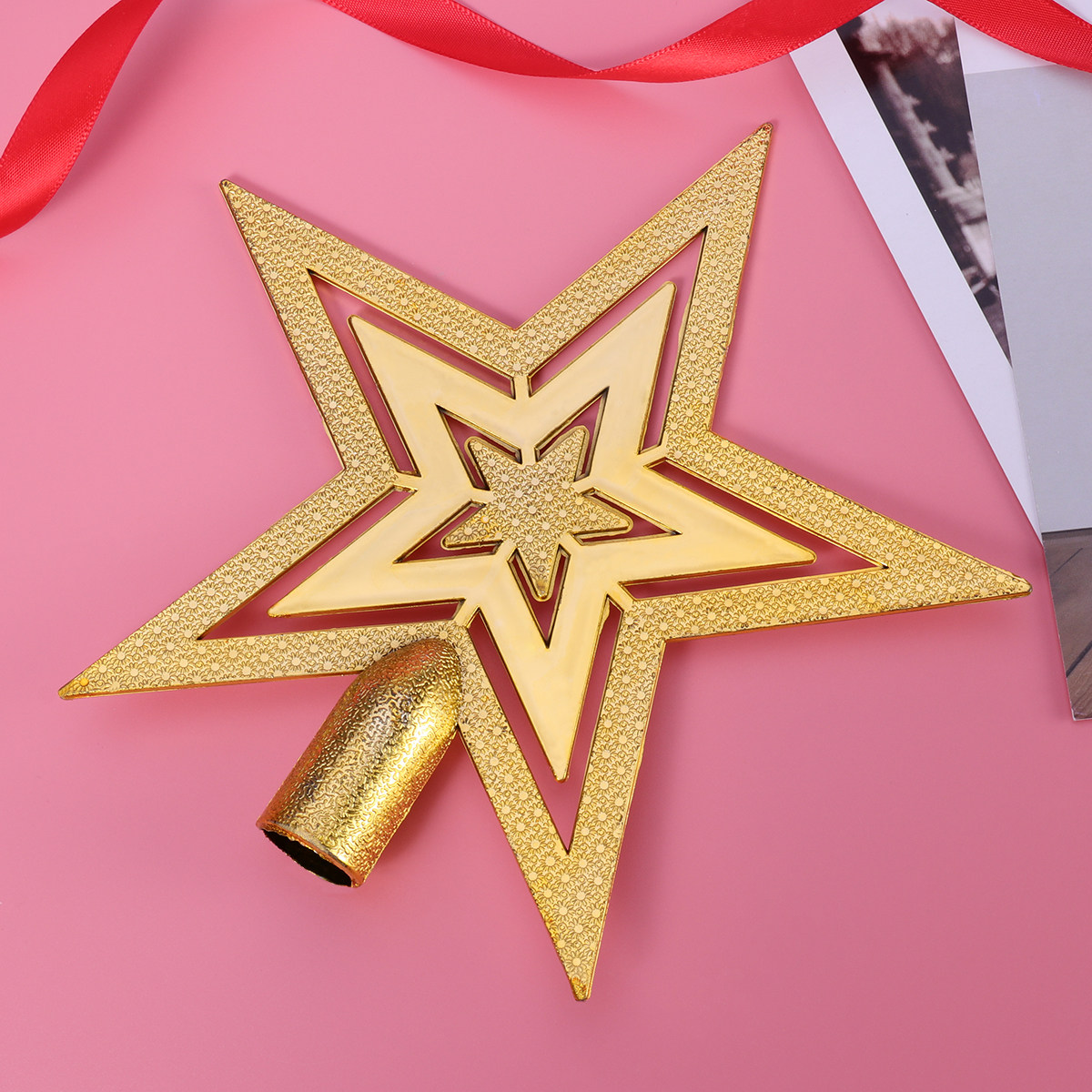 20 cm Noel Yıldızı Süsü, PVC'd - Star Tree Topper incelemesi ve fiyatı