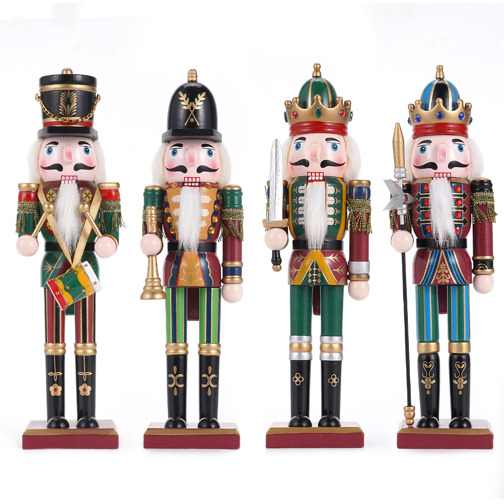 30CM ahşap fındıkkıran noel sü - Nutcracker Figurine incelemesi ve fiyatı