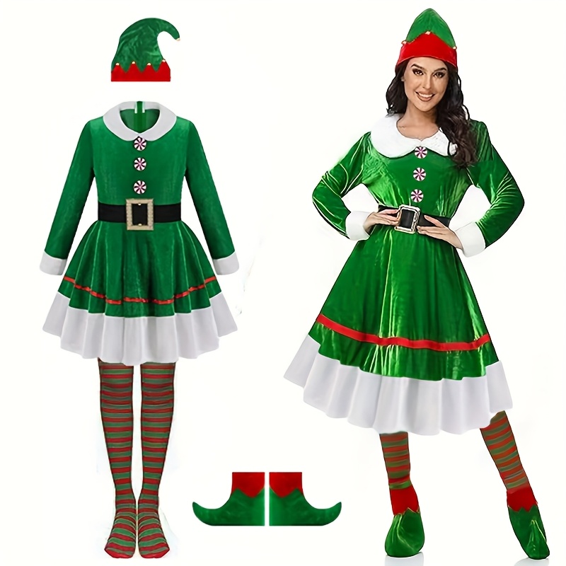 5 adet Noel Elf Kostüm Seti Ka - Elf Costume Christmas incelemesi ve fiyatı