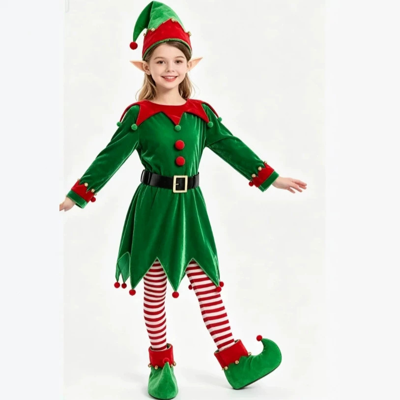 Noel Erkek ve Kız Çocuk Kostüm - Elf Costume Christmas incelemesi ve fiyatı