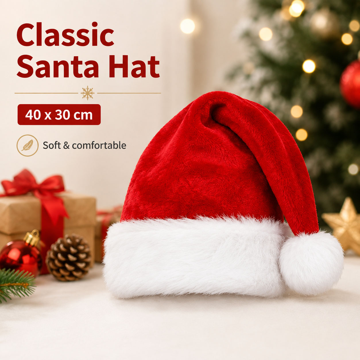 Yetişkin Erkekler ve Kadınlar  - Santa Hat Plush incelemesi ve fiyatı