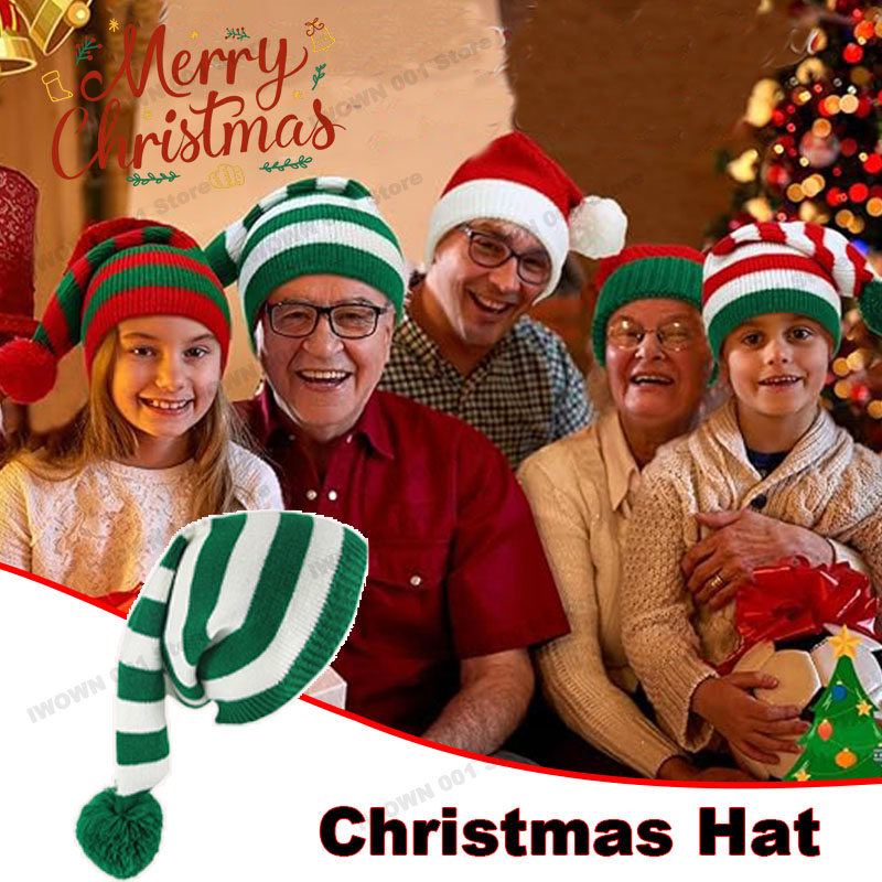 Sevimli Ponponlu Örme Noel Şap - Elf Costume Christmas incelemesi ve fiyatı