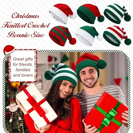 Sevimli Ponponlu Örme Noel Şap - Elf Costume Christmas incelemesi ve fiyatı